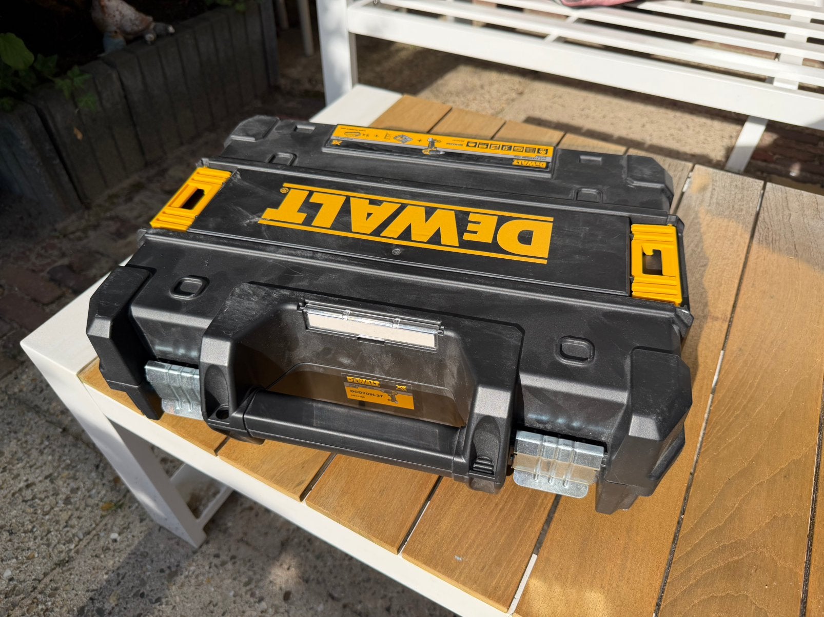 DeWalt gereedschapskist voor accutol (leeg), Ophalen of Verzenden, Zo goed als nieuw