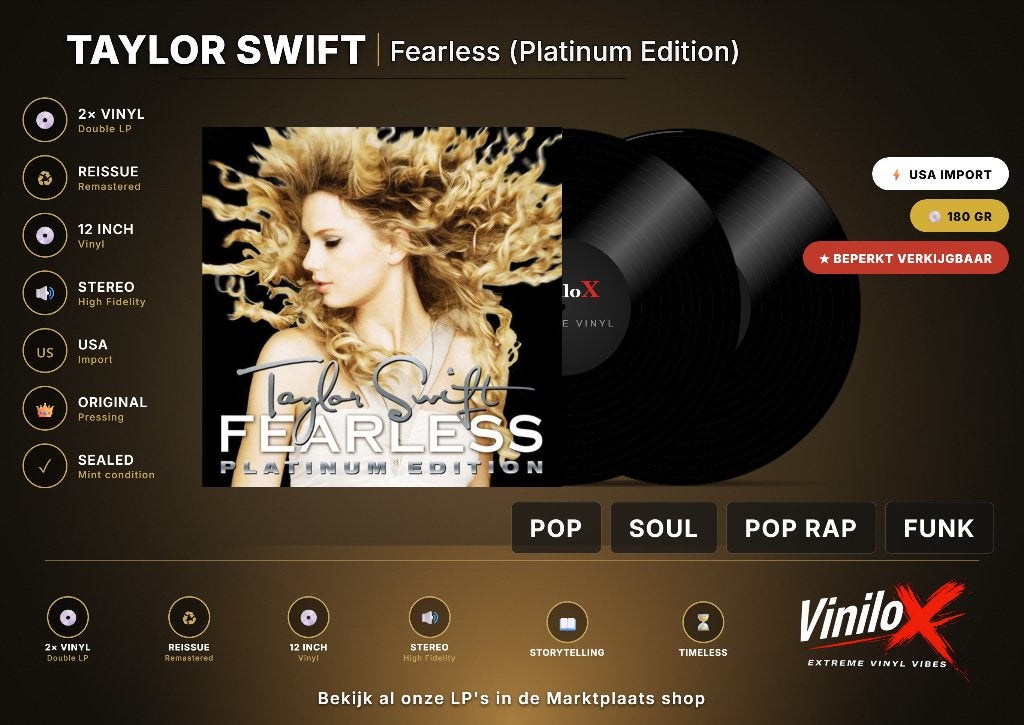 Taylor Swift – Fearless (Platinum Edition) | 2LP, LP, Geseald, Ophalen of Verzenden, Nieuw in verpakking