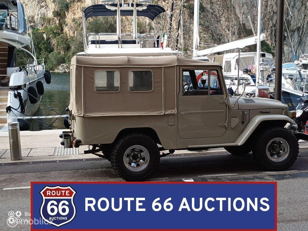 Toyota Land Cruiser FJ43 | 1975 | Route 66 Auctions, Auto's, Overige carrosserieën, Zwart, Bedrijf, Handgeschakeld