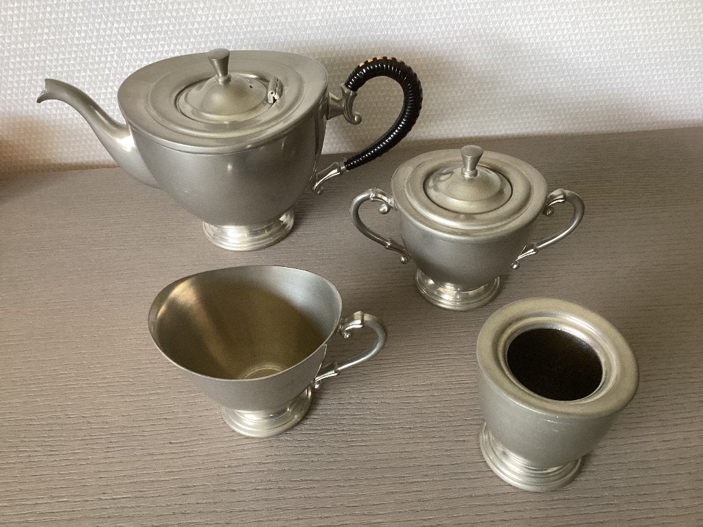 Tinnen servies, Pewter Tiel, Holland, Antiek en Kunst, Ophalen of Verzenden