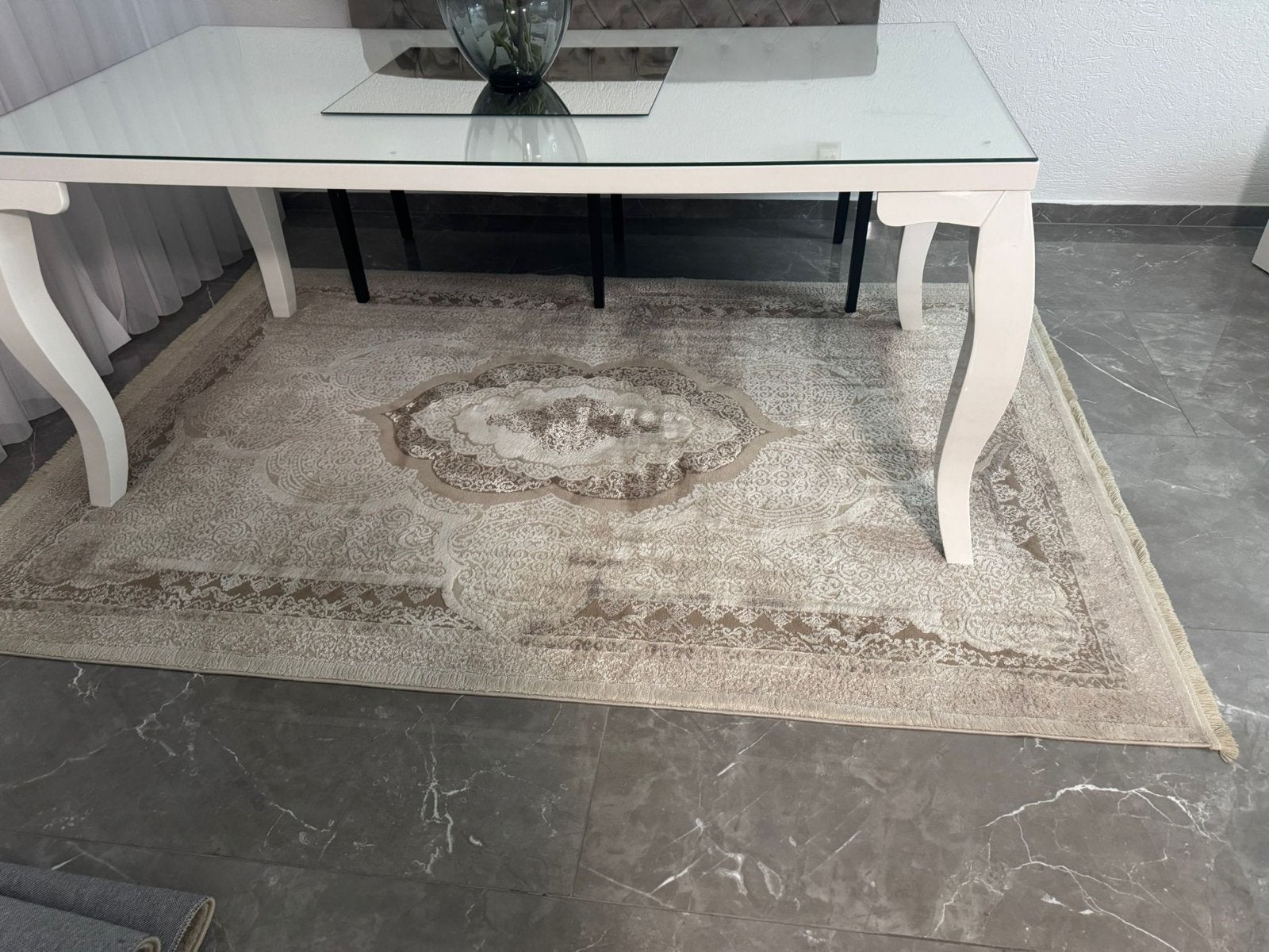 Flora Asem Collection Fez Tapijt - Beige/Bruin, Ophalen, Beige, 150 tot 200 cm, 200 cm of meer