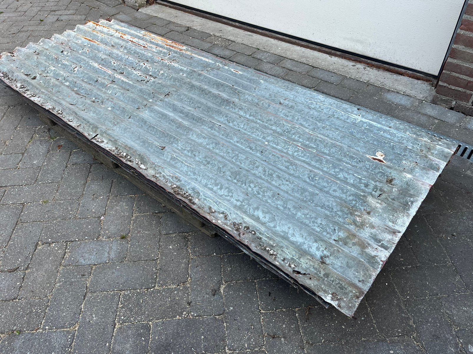 Metale golfplaten, Doe-het-zelf en Verbouw, Platen en Panelen, Ophalen, Zo goed als nieuw