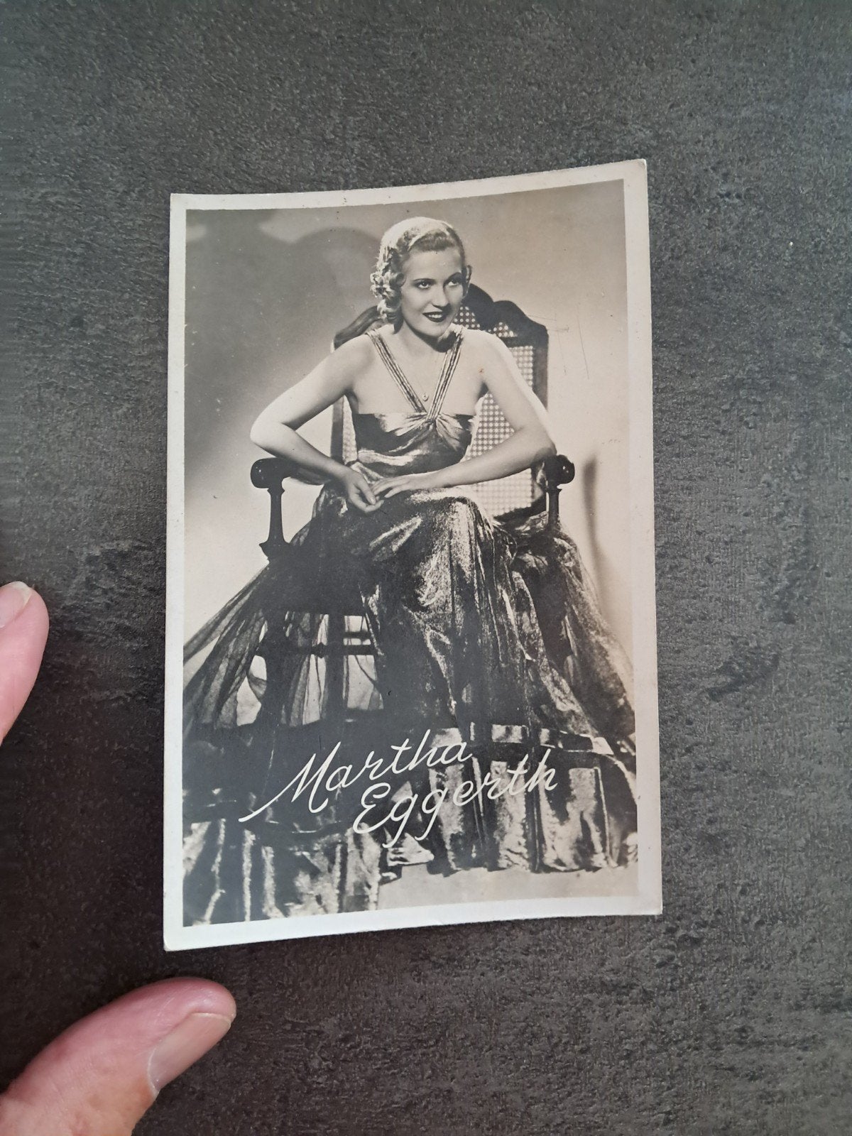 ansichtkaart filmsterren Martha Eggerth, Ophalen of Verzenden, 1960 tot 1980, Sterren en Beroemdheden