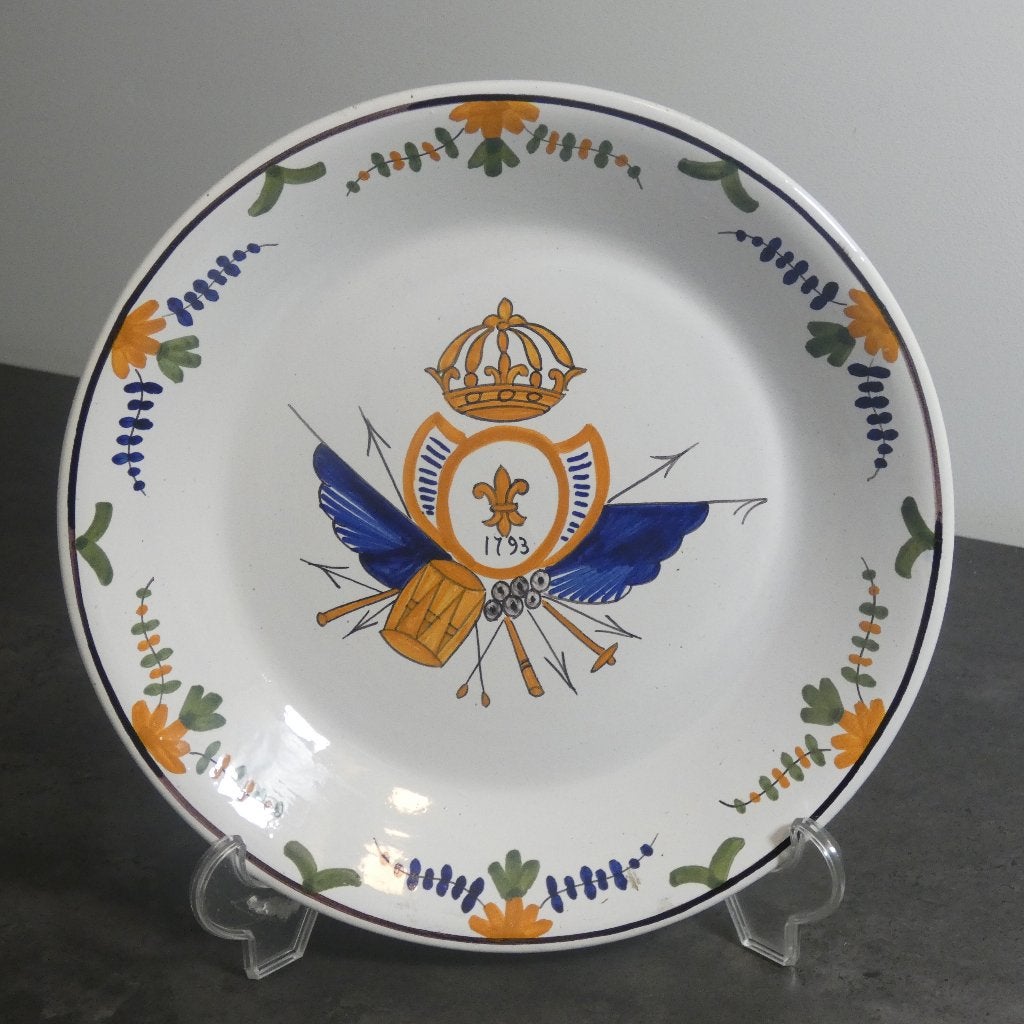 Frankrijk, revolutionair de Nevers bord 18e eeuw [2032], Ophalen of Verzenden
