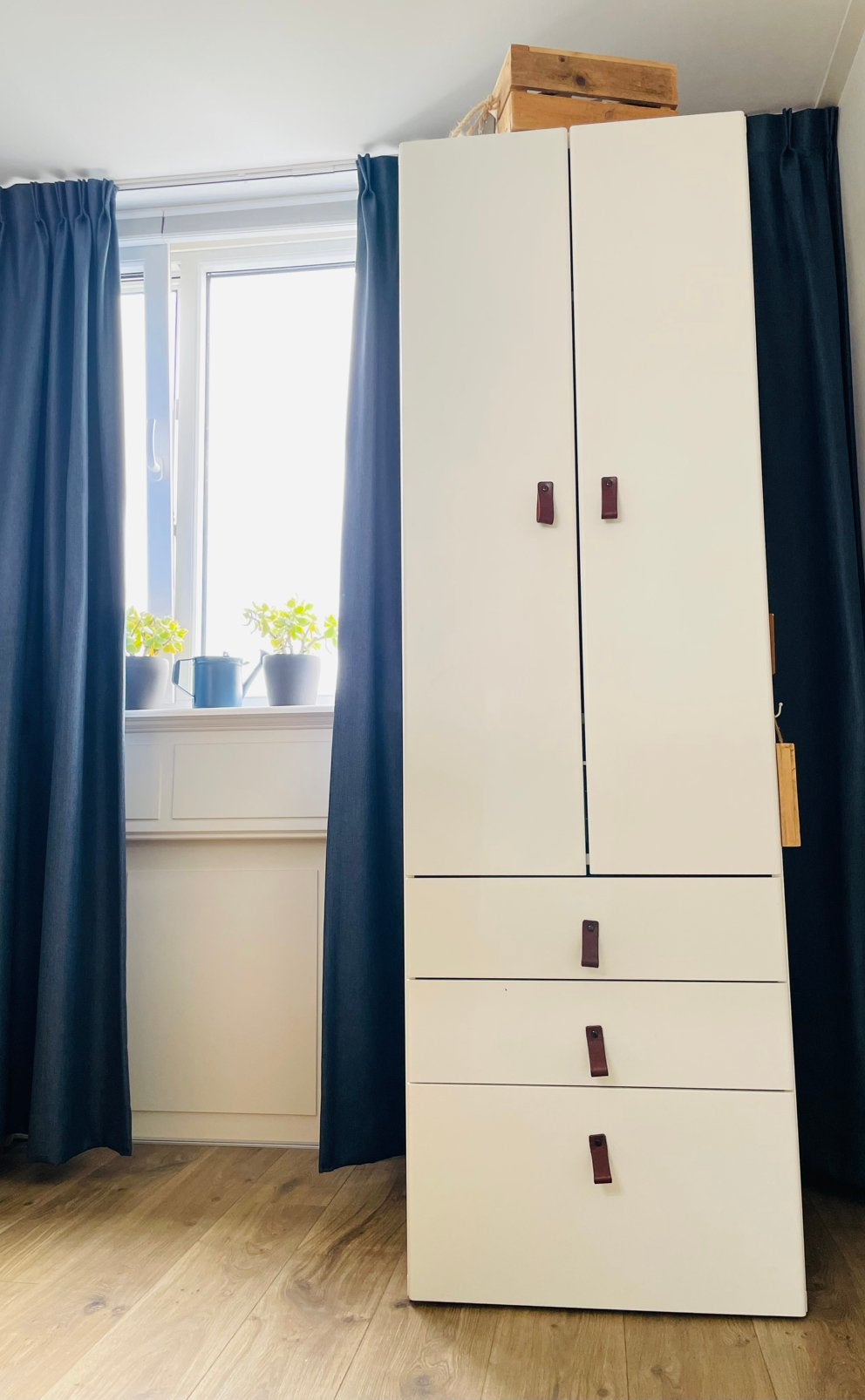 Ikea kledingkast wit, 2 deuren, 3 lades, Huis en Inrichting, Kasten | Kledingkasten, Gebruikt, Scandinavisch, 50 tot 100 cm, 150 tot 200 cm