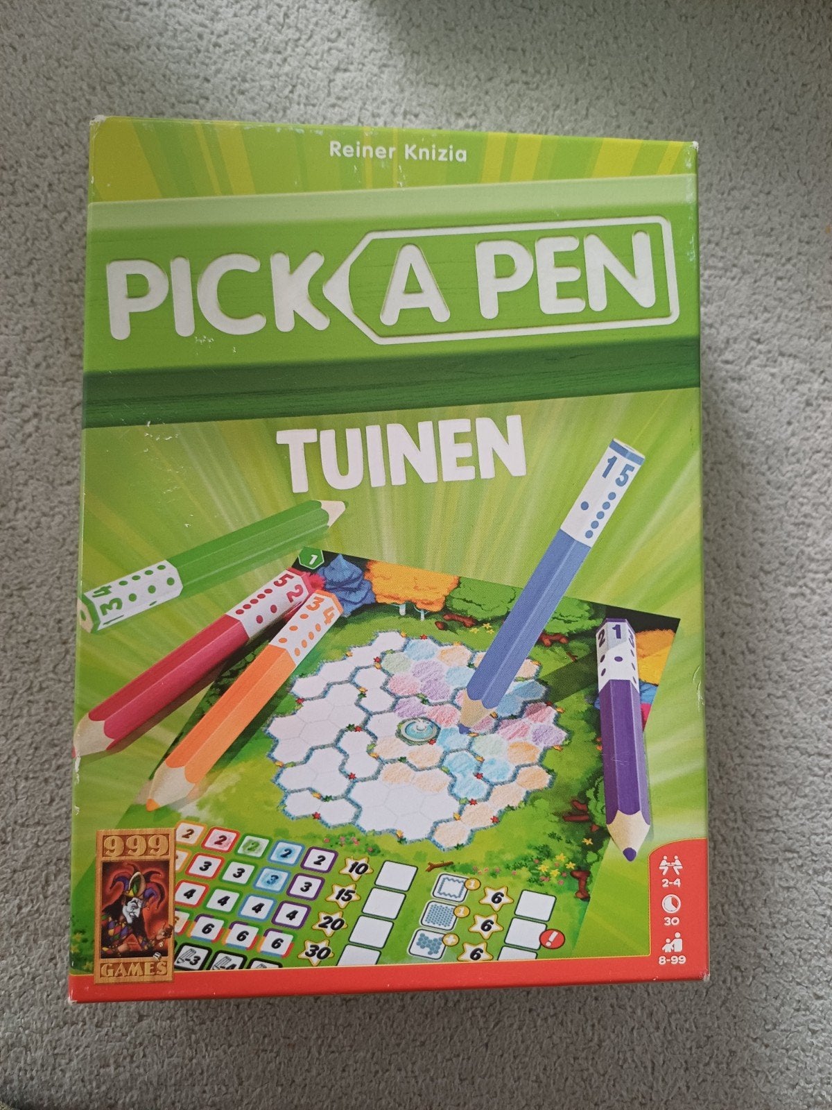 Pick a Pen: Tuinen, Ophalen of Verzenden, Gebruikt, 999 Games
