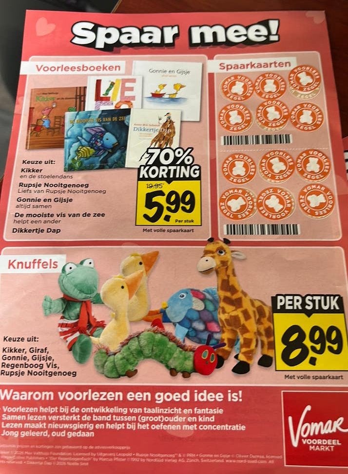 Vomar zegels, Ophalen of Verzenden, Nieuw