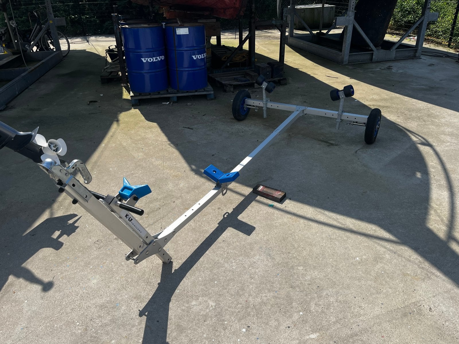 Kalf Trailer - Strandtrailer met dissel, Watersport en Boten, Ophalen, Minder dan 1500 kg, Minder dan 6 meter, Strandtrailer