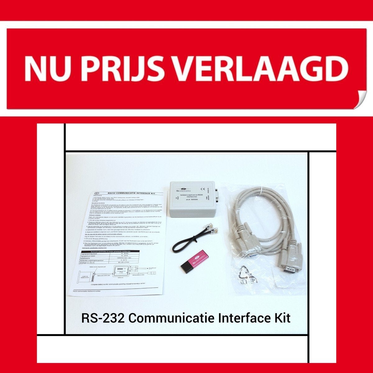 TBS Electronics / RS 232 Communicatie Interface Kit - Nieuw, Ophalen of Verzenden, Nieuw