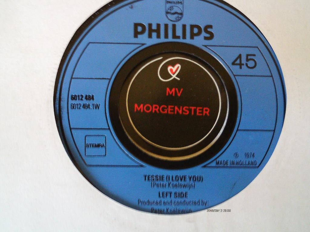 left side - tessie --l love you--  29a, 7 inch, Single, Ophalen of Verzenden, Pop