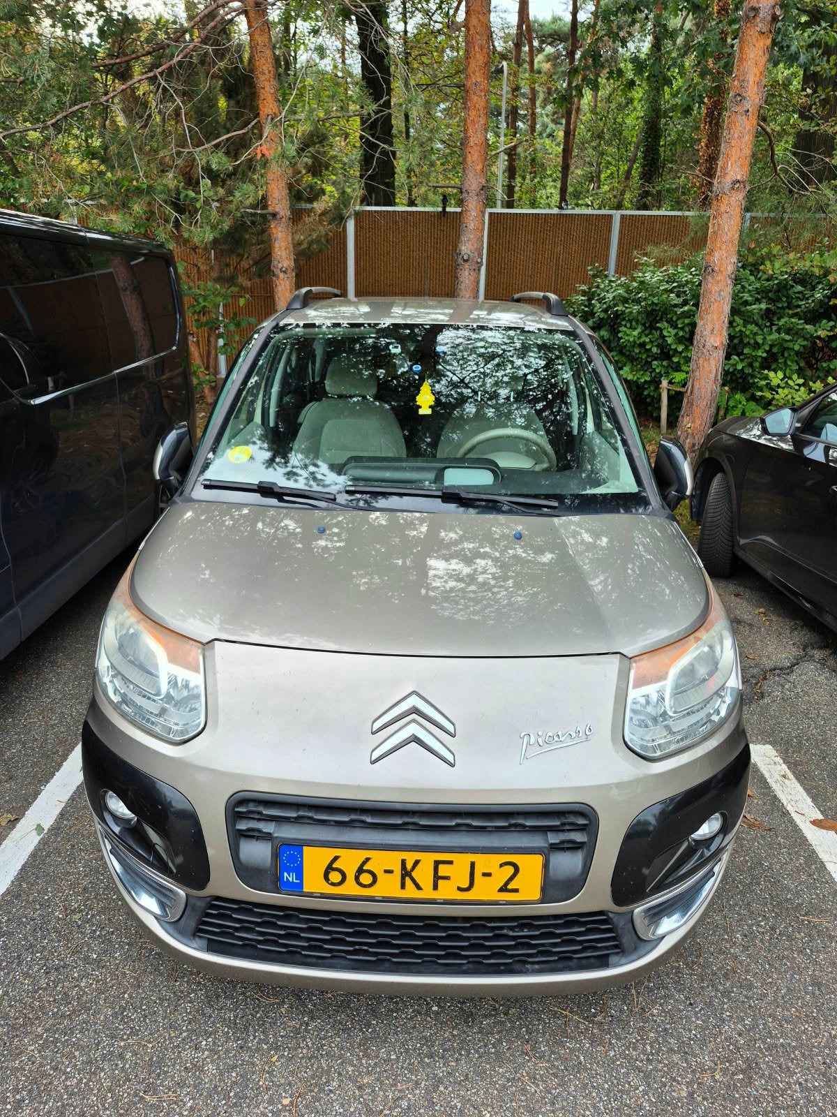 Citroën C3 Picasso 1.6 VTI 2009 Beige, Auto's, Voorwielaandrijving, 4 cilinders, Beige, Handgeschakeld