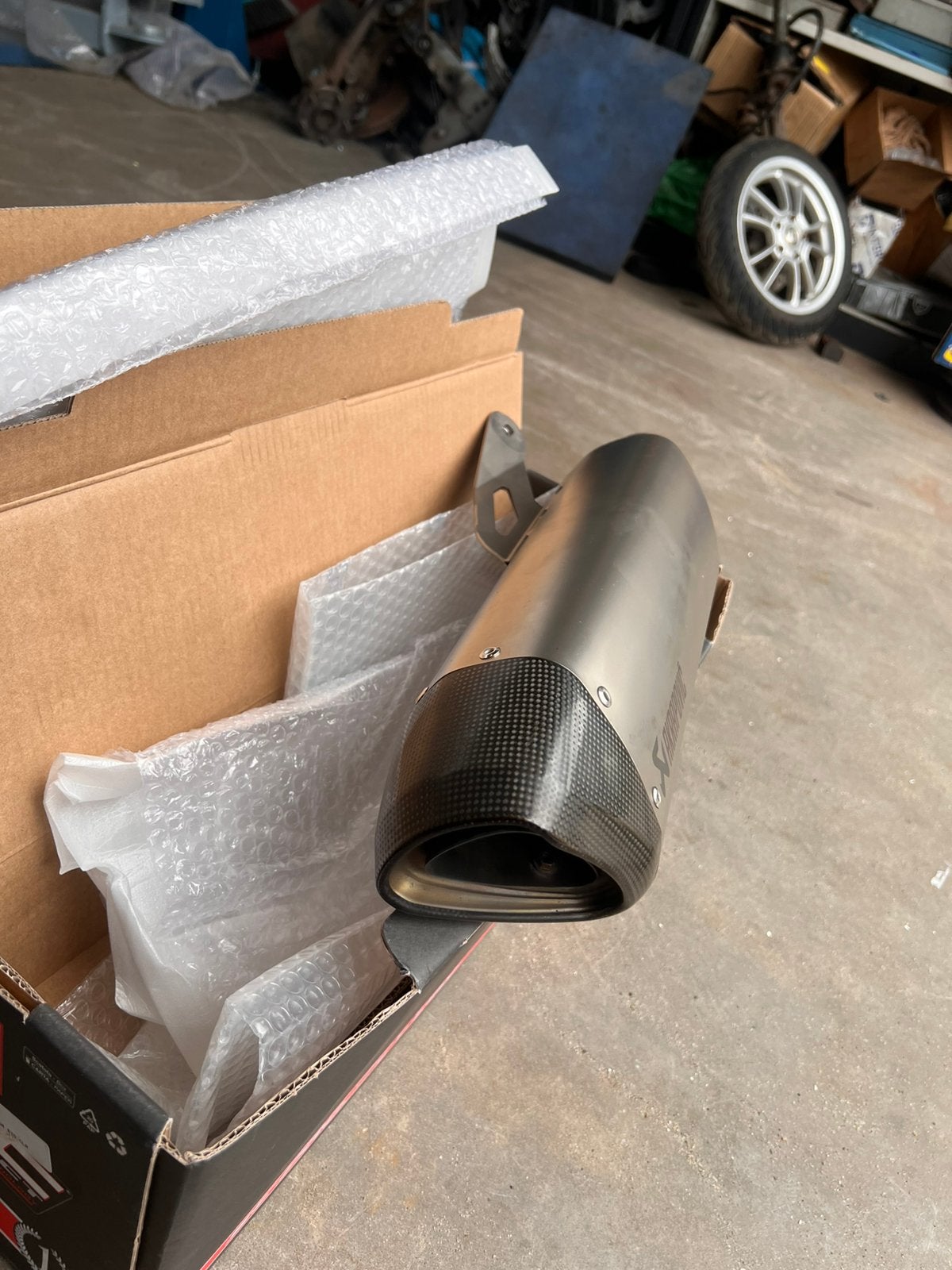 Akrapovic Uitlaatdemper BMW S1000RR (2019-2024), Ophalen of Verzenden, Gebruikt