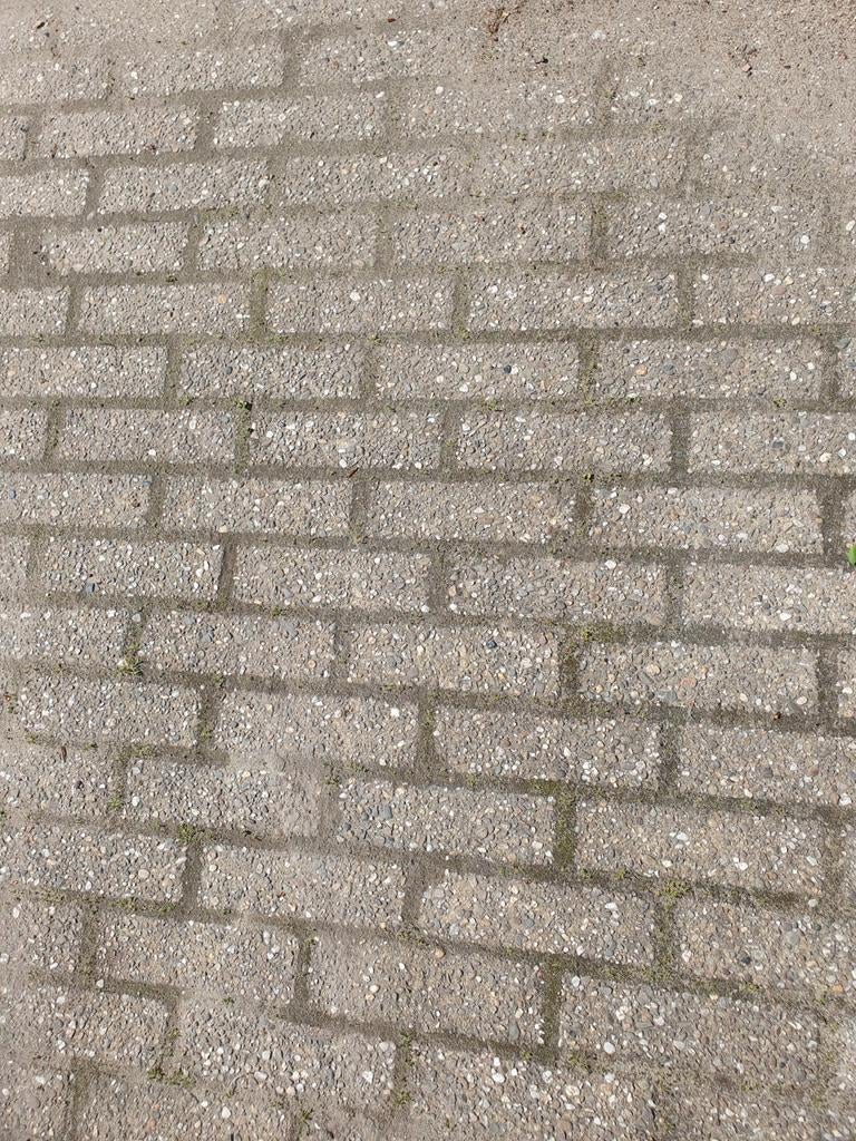 Gratis 25m2 klinkers, na Pinksteren gaan ze weg, Tuin en Terras, Ophalen of Verzenden, Gebruikt, Beton, Klinkers