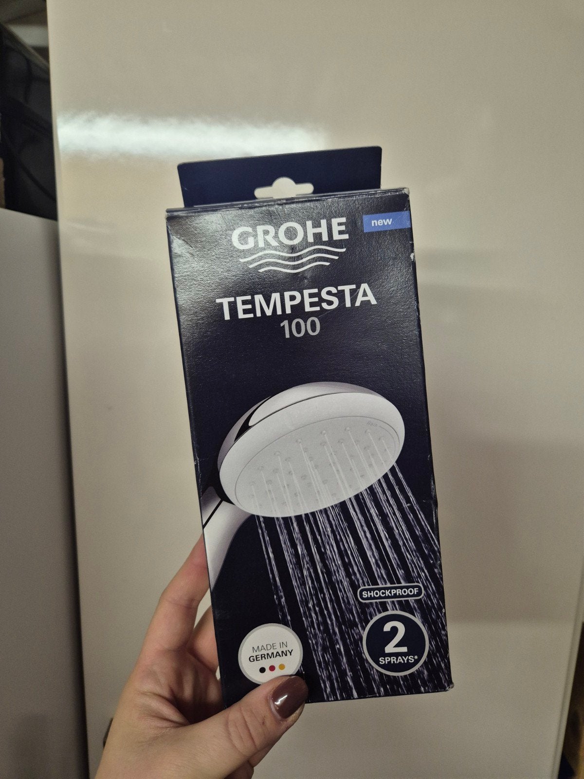 Grohe Tempesta 100 handdouche - Nieuw in doos, Ophalen of Verzenden, Nieuw, Chroom, Douche