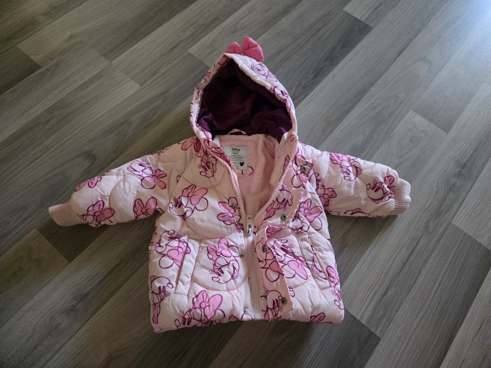 Disney Primark Roze Jasje Minnie Mouse 6-9 maanden, Ophalen, Meisje, Zo goed als nieuw, Jasje