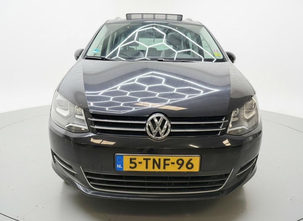 Volkswagen Sharan 1.4 TSI Comfortline Edition 7 PERSOONS, Auto's, Volkswagen, Euro 5, Stof, Zwart, 4 cilinders
