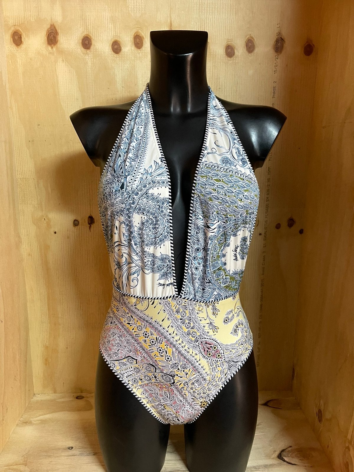 Andres sarda halter badpak maat 75b model heron, Verzenden, Nieuw, Meerkleurig, Badpak