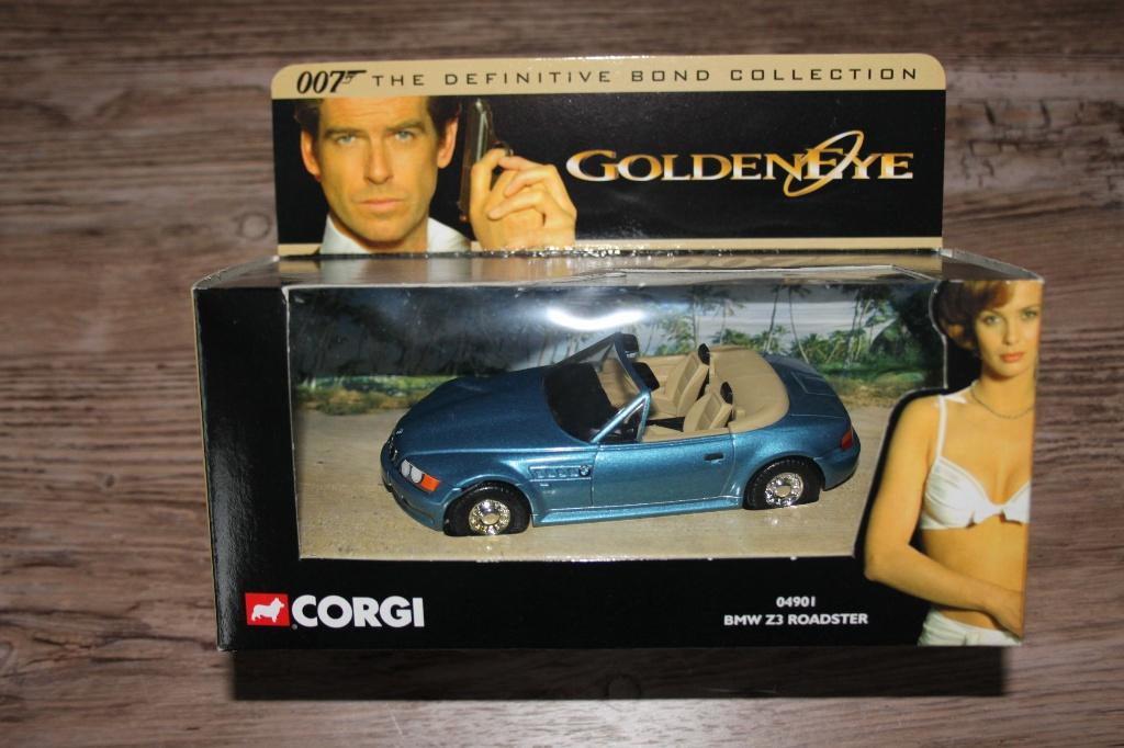 James Bond BMW Z3 Roadster, Hobby en Vrije tijd, Modelauto's | Overige schalen, Ophalen of Verzenden, Zo goed als nieuw, Auto