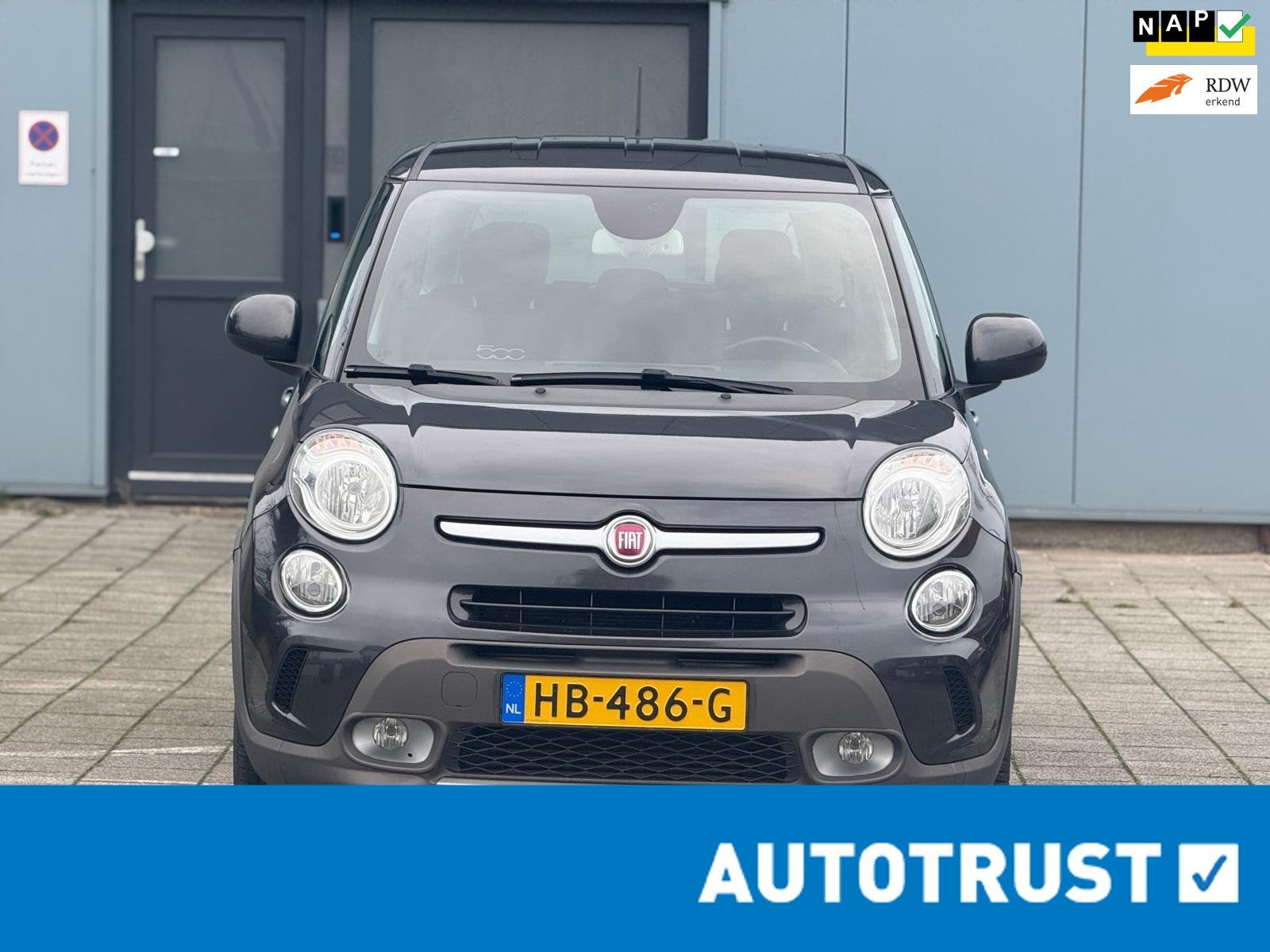 Fiat 500 L 0.9 TwinAir Trekking,1eigenaar,navigatie, cruise, Auto's, Voorwielaandrijving, Gebruikt, Euro 6, Leder en Stof