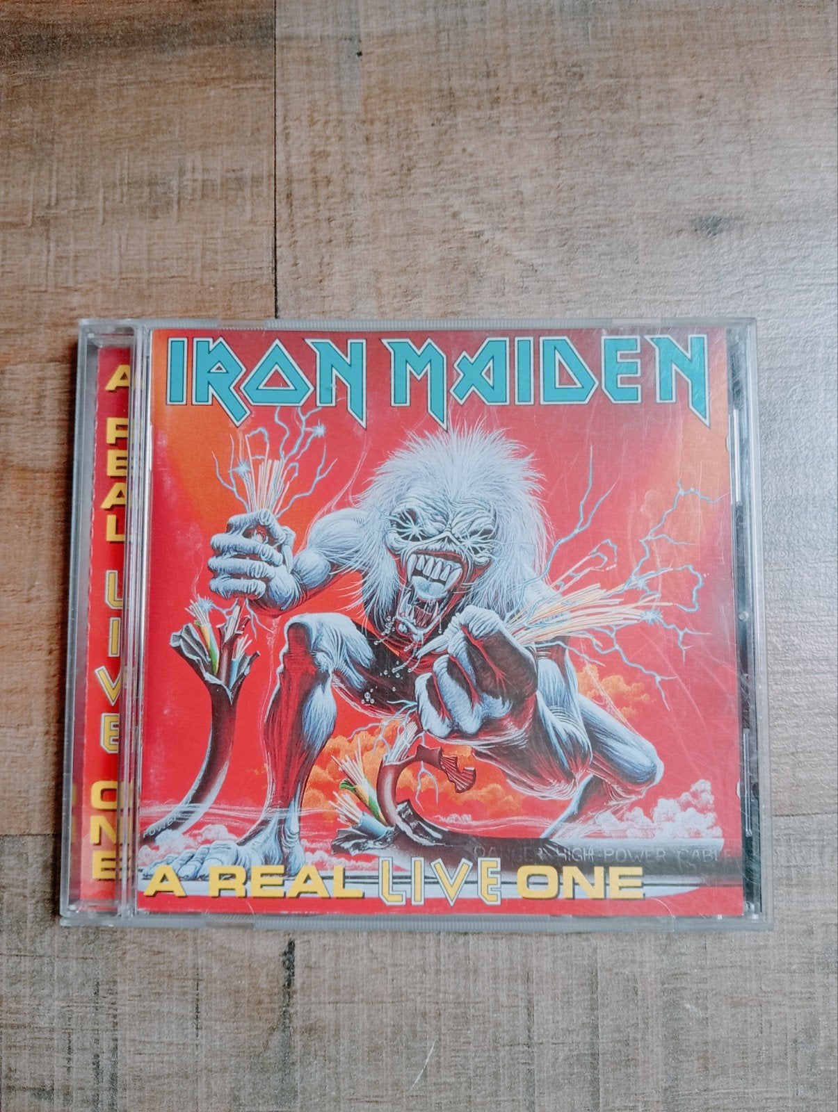 Iron Maiden - A Real Live One CD (Live-album), Cd's en Dvd's, Inclusief boekje, Hardrock, Ophalen of Verzenden, Zo goed als nieuw