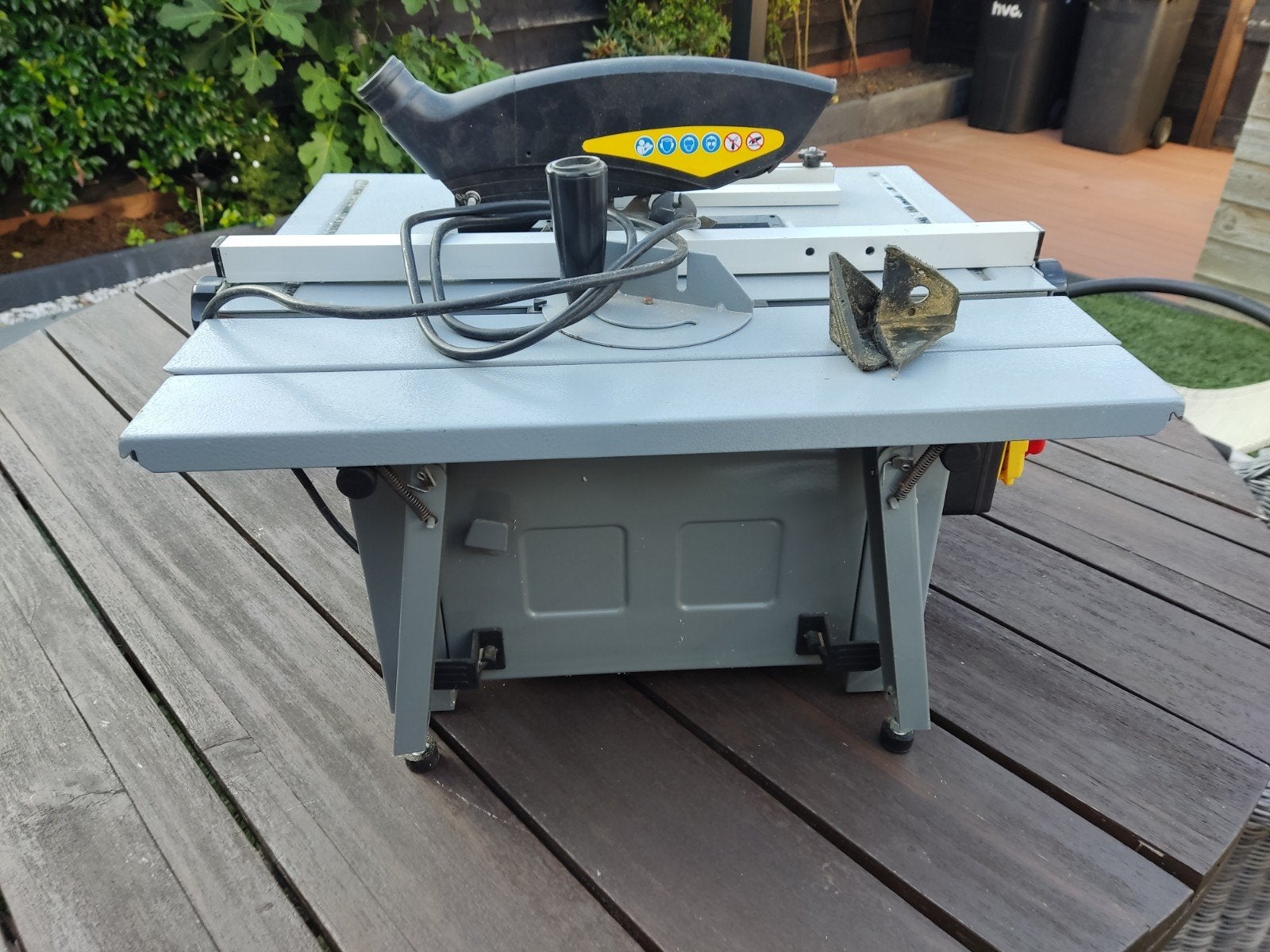 MXPOWER Tafelcirkelzaag 1200W, Doe-het-zelf en Verbouw, Gereedschap | Zaagmachines, Ophalen, Gebruikt, Cirkelzaag, MXPOWER