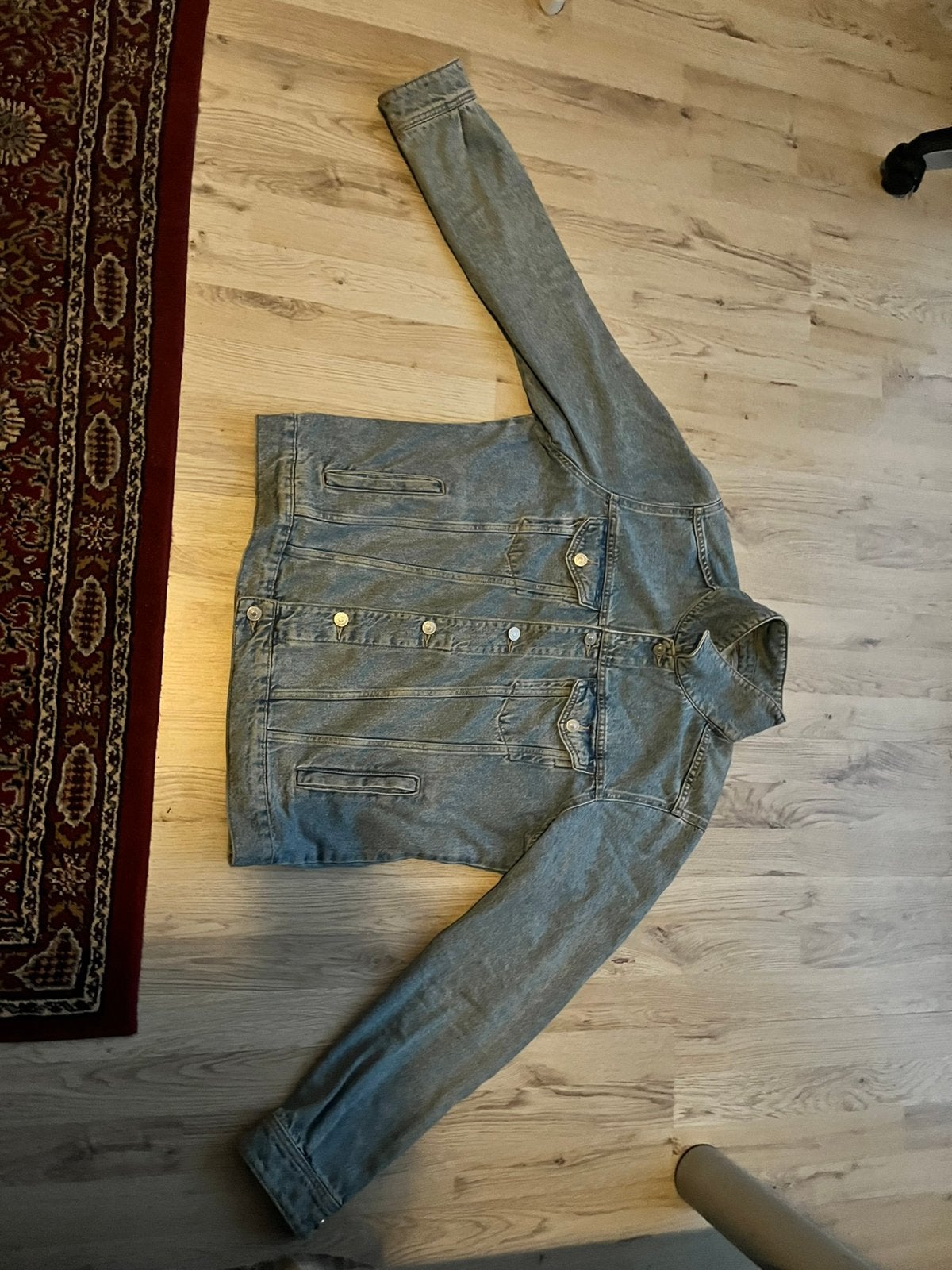 Spijkerjasje, Kleding | Dames, Ophalen of Verzenden, Gedragen, Maat 46/48 (XL) of groter, Blauw