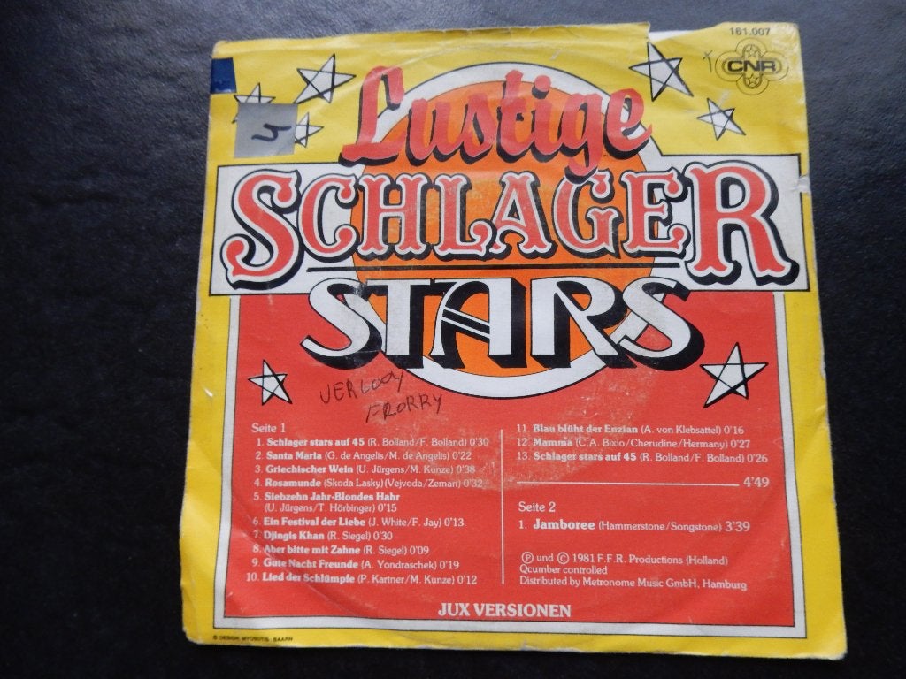 Lustige Schlager Stars - Lustige Schlager Stars, Ophalen of Verzenden, Zo goed als nieuw, Nederlandstalig