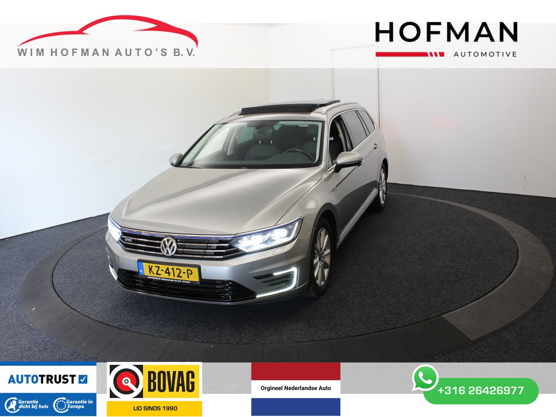 Volkswagen Passat GTE Virtual Pano Leer Camera Trekh, 4 cilinders, Hybride Elektrisch/Benzine, 1600 kg, 93 €/maand