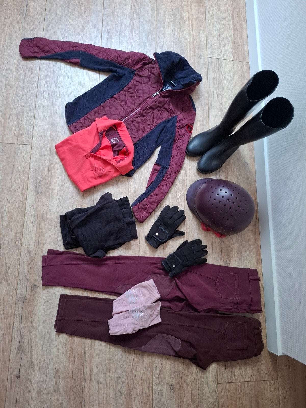 Complete set paardrijkleding maat 140 a 152., Dieren en Toebehoren, Paardrijkleding, Ophalen, Dressuur, Cap