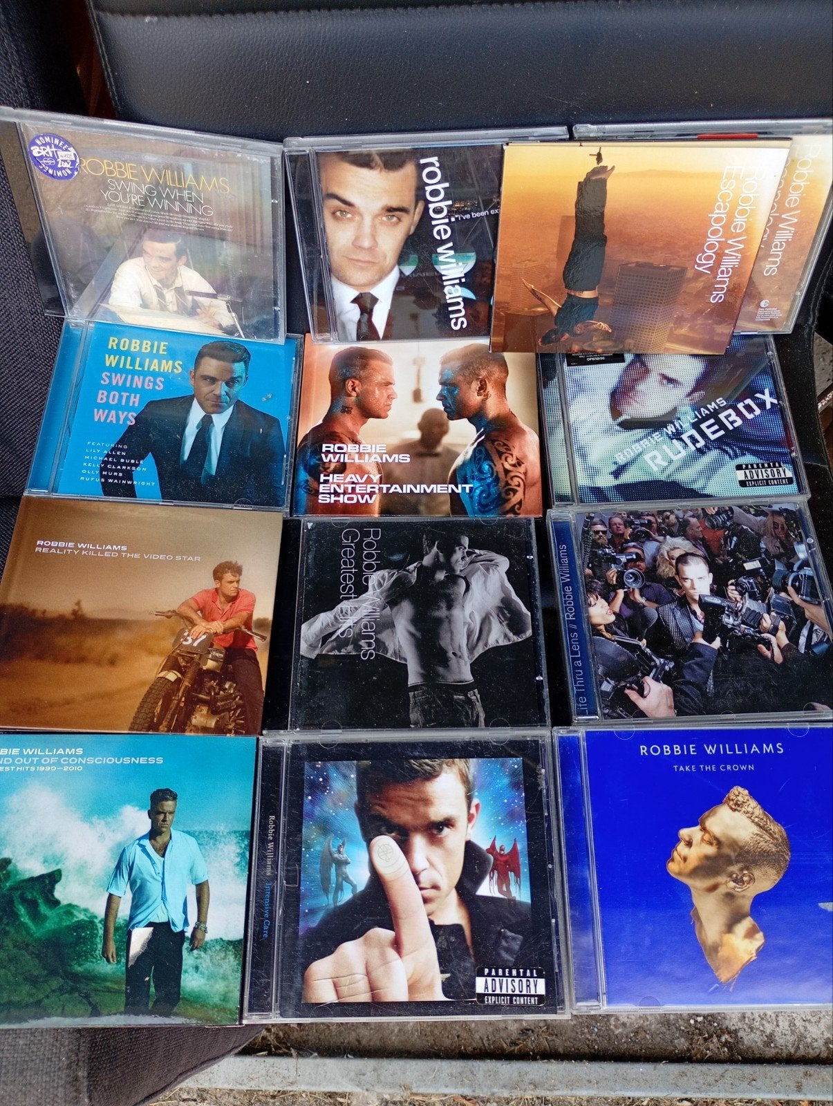 Robbie Williams CD Collectie 12 stuks, Gebruikt, Pop, Ophalen of Verzenden, Inclusief doosje