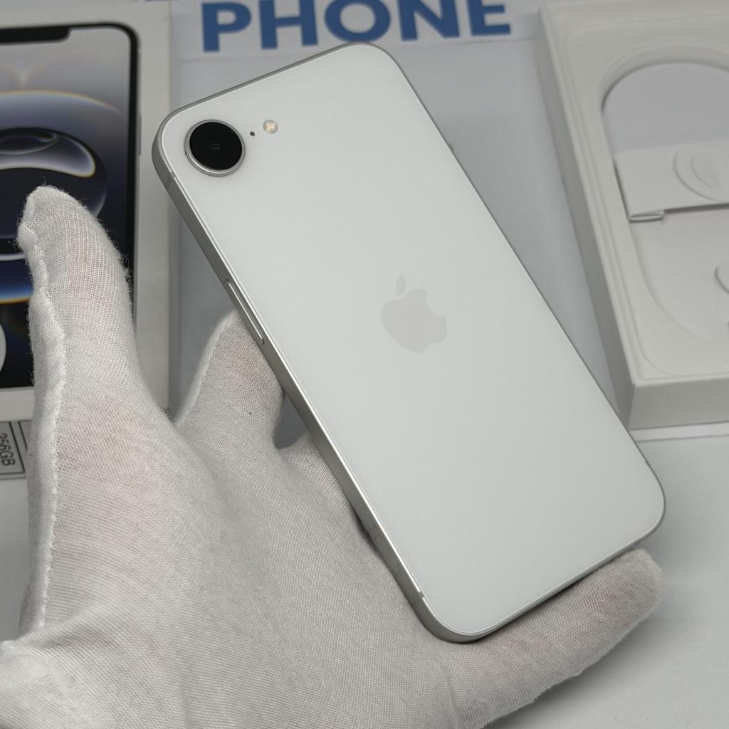 iPhone 16E 256GB wit /100% batt /zeer net /garantie, 256 GB, Apple, Wit, Zonder simlock
