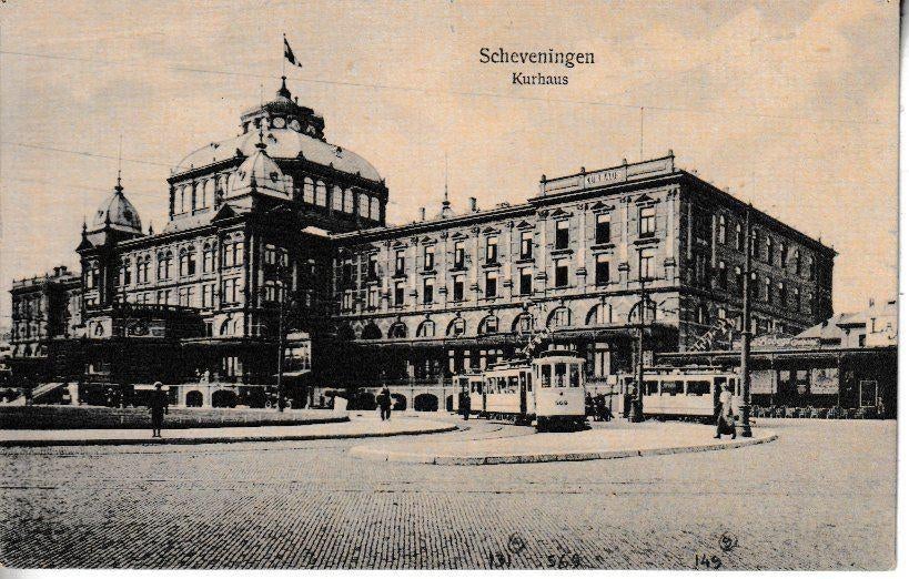 SCHEVENINGEN - KURHAUS / TRAMS, Ophalen of Verzenden, 1920 tot 1940, Ongelopen, Zuid-Holland