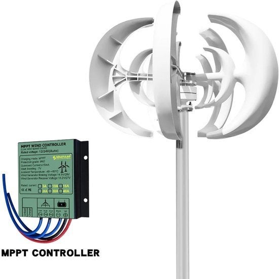 Verticale Windturbine – Windgenerator – Duurzame Energie, Corvance B.V., Verzenden, Nieuw, Corvancebol@gmail.com
