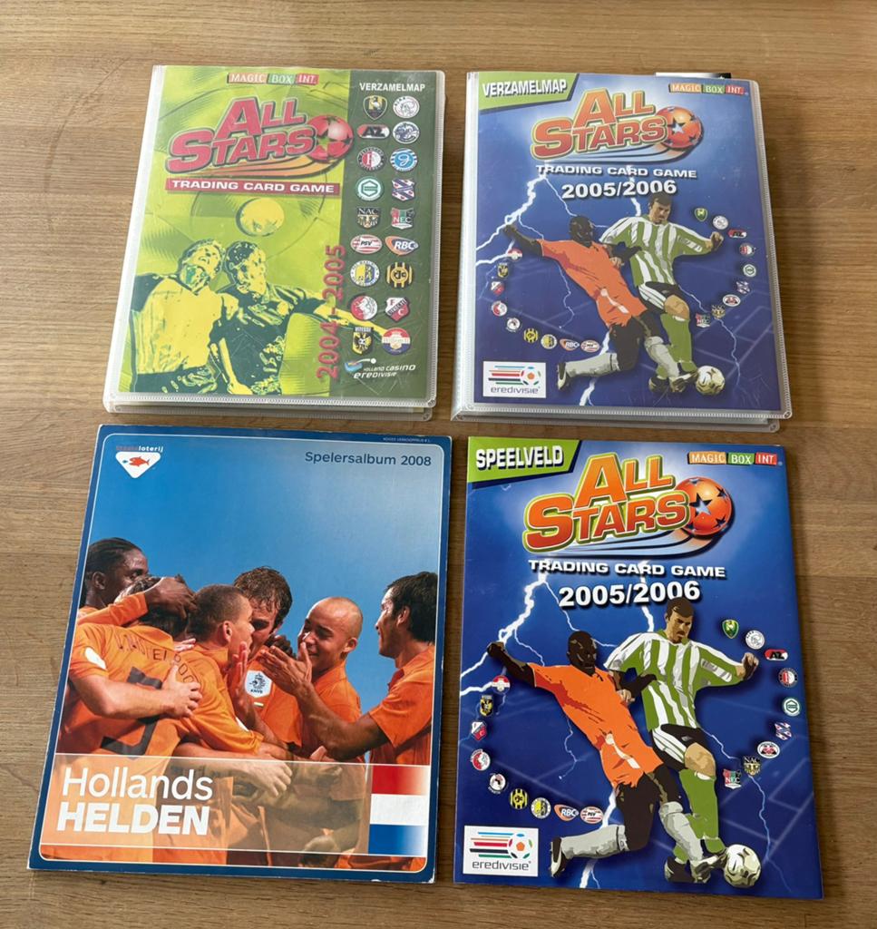Mega set All Stars voetbalplaatjes in mappen, Ophalen of Verzenden, Zo goed als nieuw, Overige binnenlandse clubs, Spelerskaart