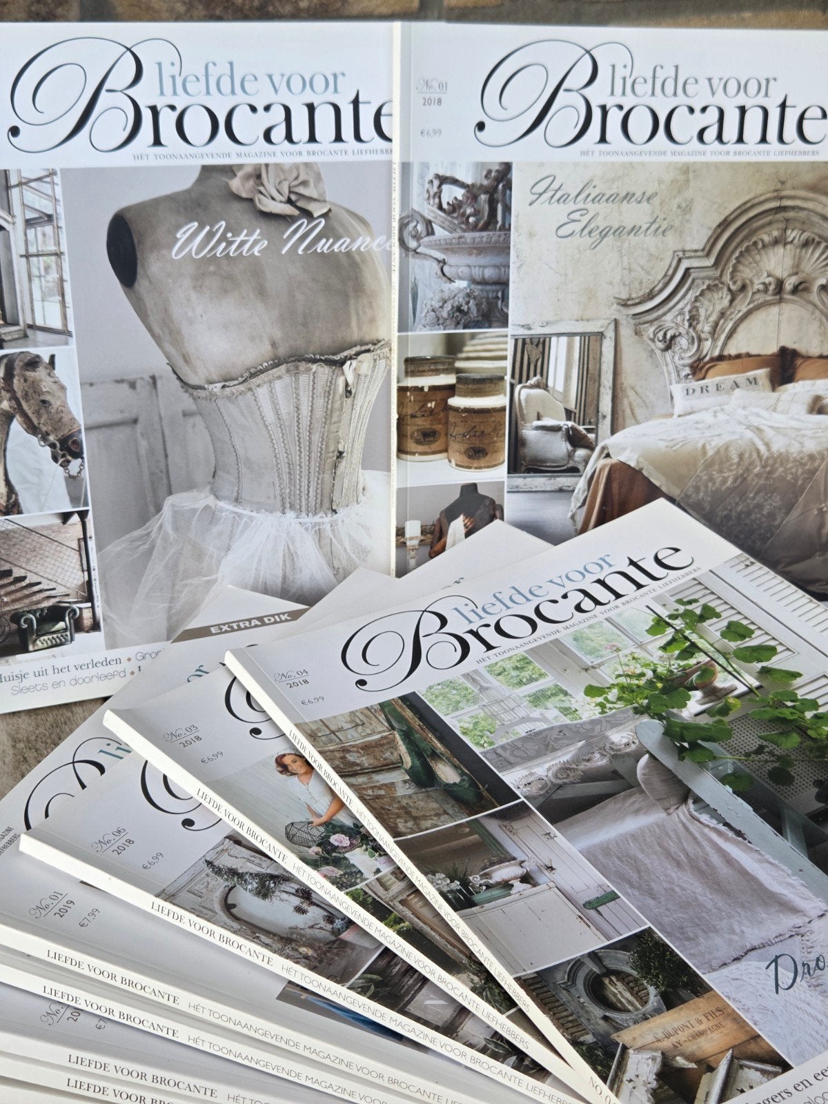 12 X Liefde voor Brocante magazine, Ophalen of Verzenden