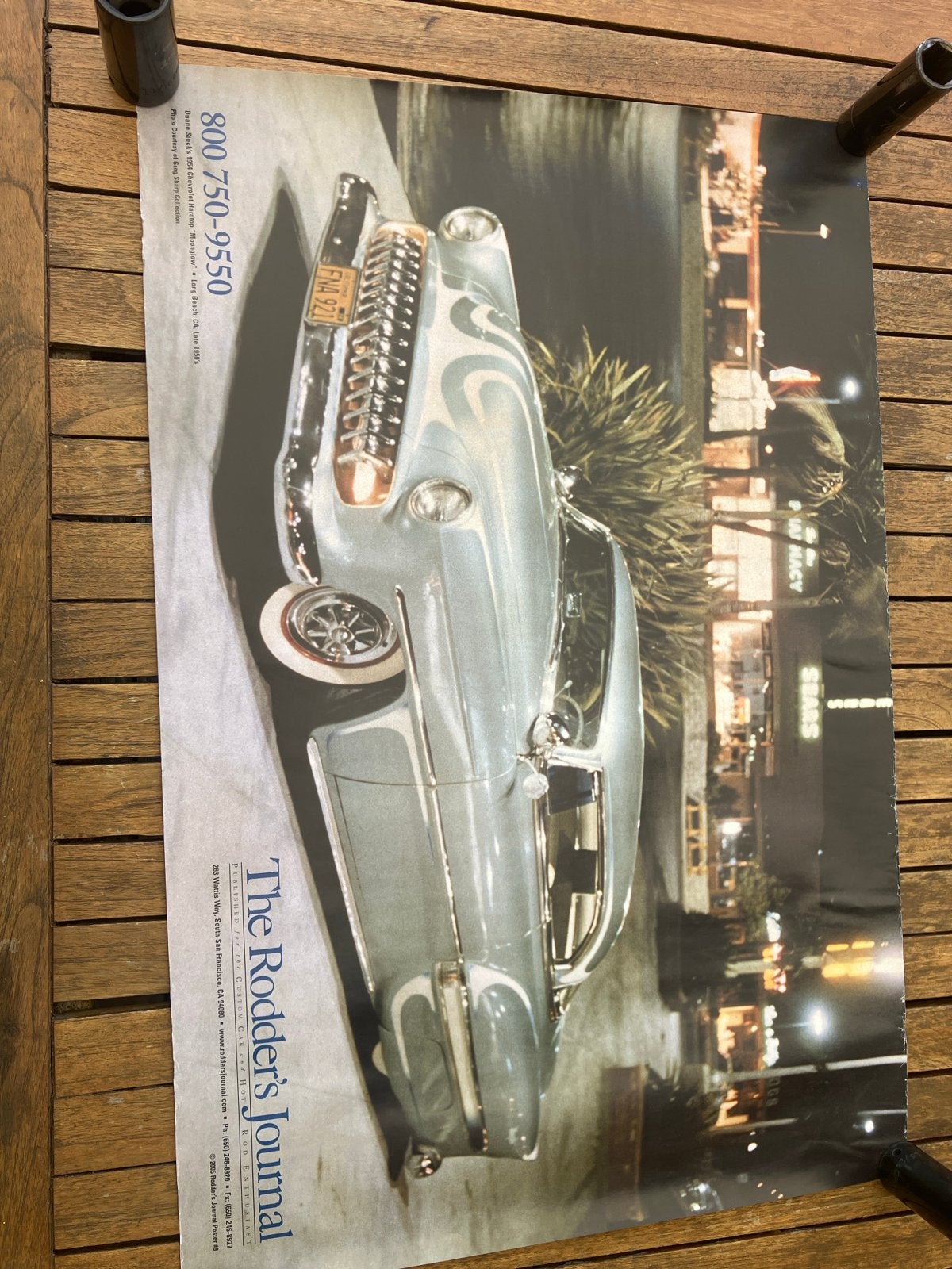 The Rodder's Journal Poster - Duane Stecks 1954 Chevrolet, Ophalen of Verzenden, A1 t/m A3, Overige onderwerpen, Rechthoekig Staand