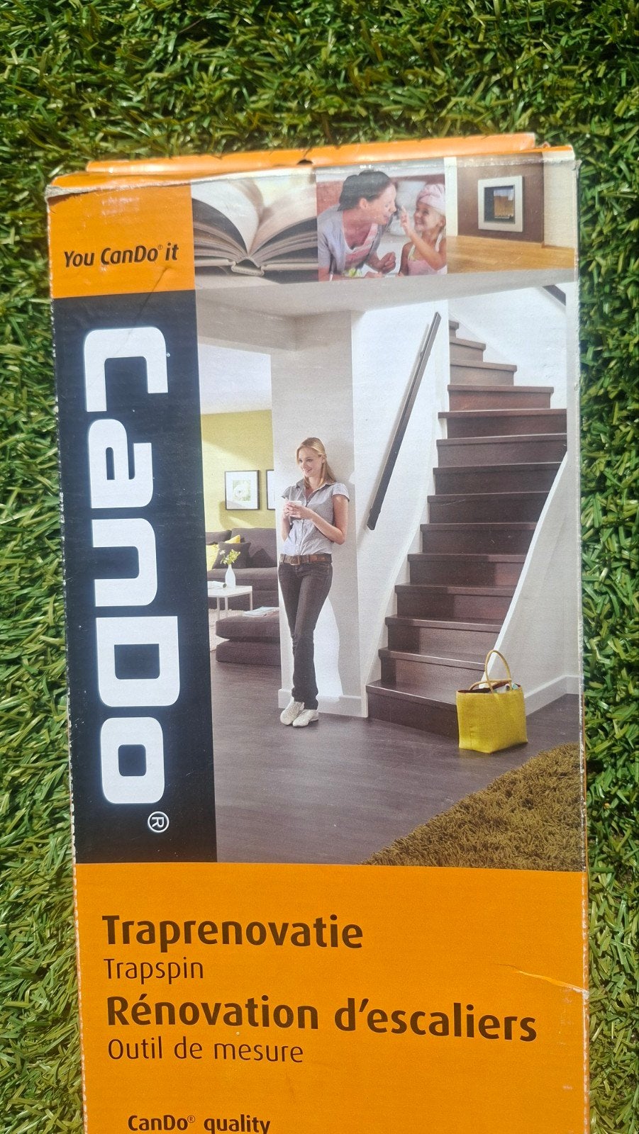 CanDo Trapspin - Meetinstrument voor traprenovatie, Doe-het-zelf en Verbouw, Ophalen, Zo goed als nieuw, Minder dan 2 meter