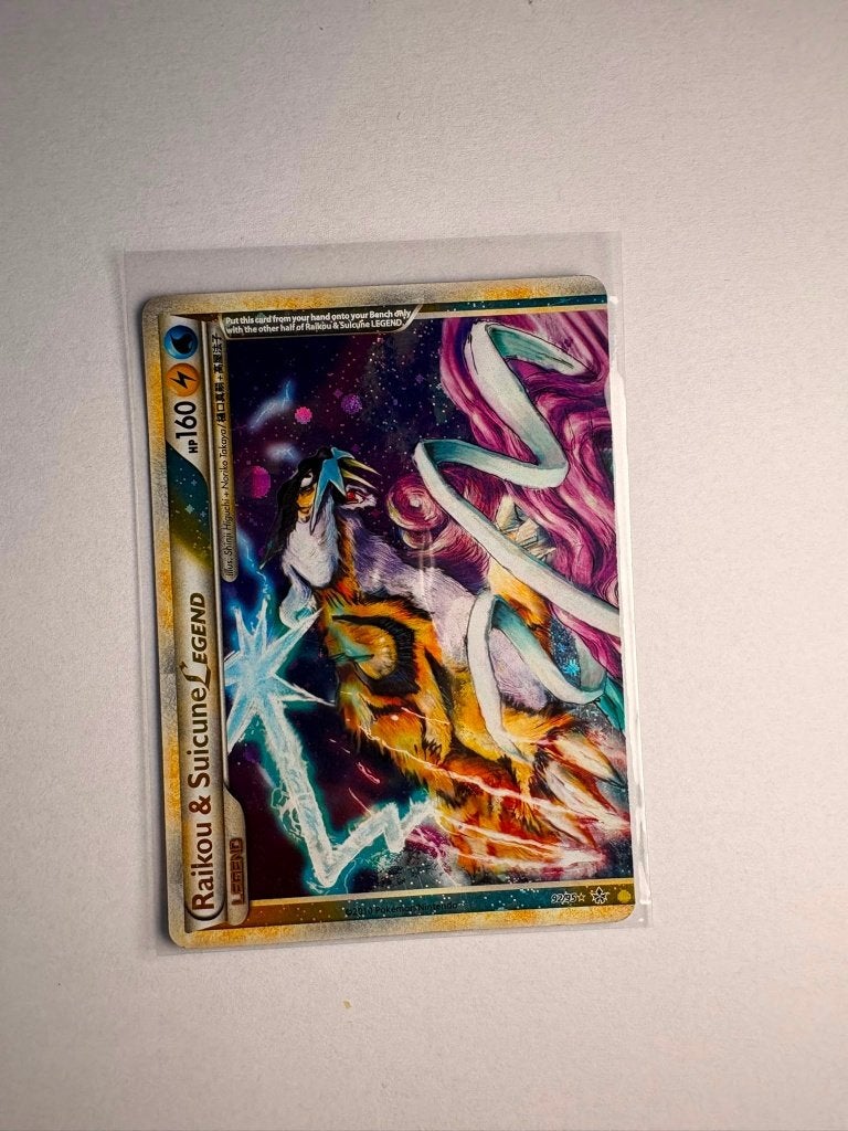 Raikou & Suicune [Legend] #92 Pokemon Unleashed, Ophalen of Verzenden, Zo goed als nieuw