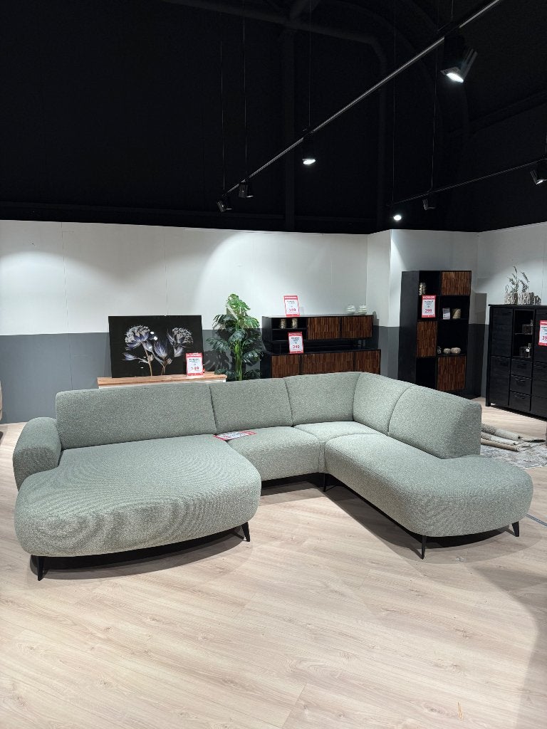 Hoekbank Ventia | Showmodel | Van €2199 voor €699, Hoekbank, Nieuw, Ophalen of Verzenden, Vierpersoons of meer