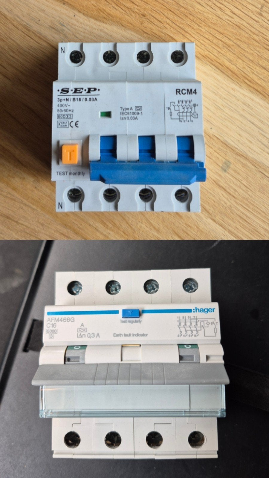 Diversen meterkast, alamat, aardlekschakelaar, kracht groep, Ophalen of Verzenden
