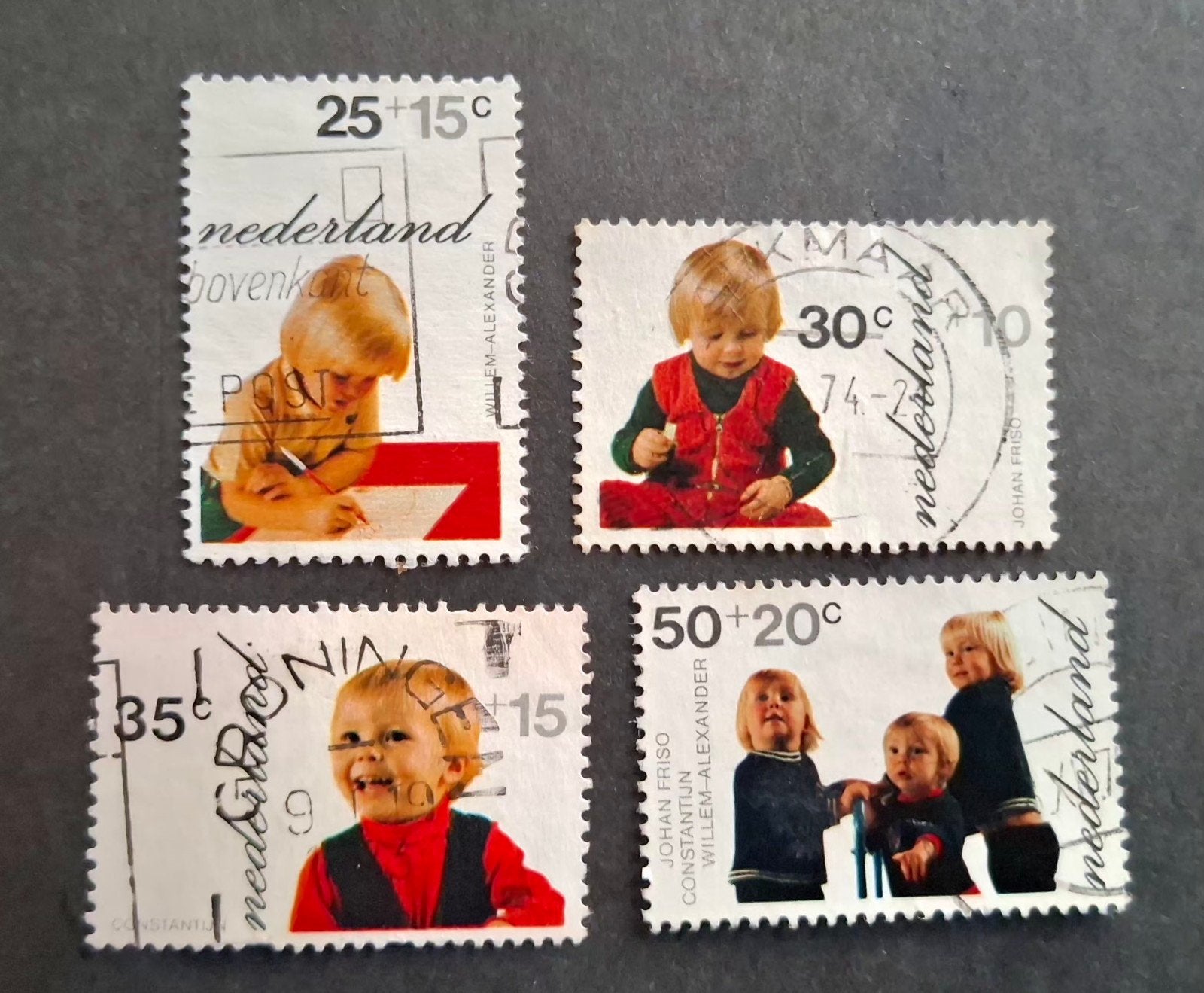 Nederland 1972 nvph nr 1020-1024 Kinderpostzegels, Ophalen of Verzenden, Gestempeld