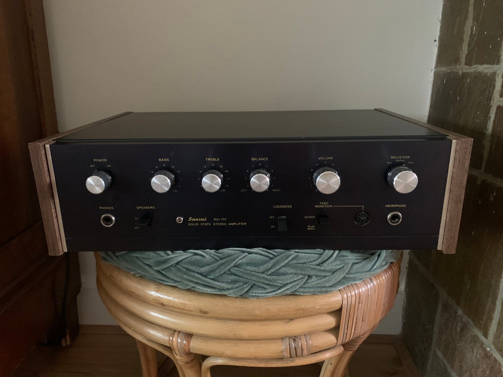 Vintage sansui AU-101 versterker, Ophalen of Verzenden, Zo goed als nieuw, Minder dan 60 watt, Overige merken