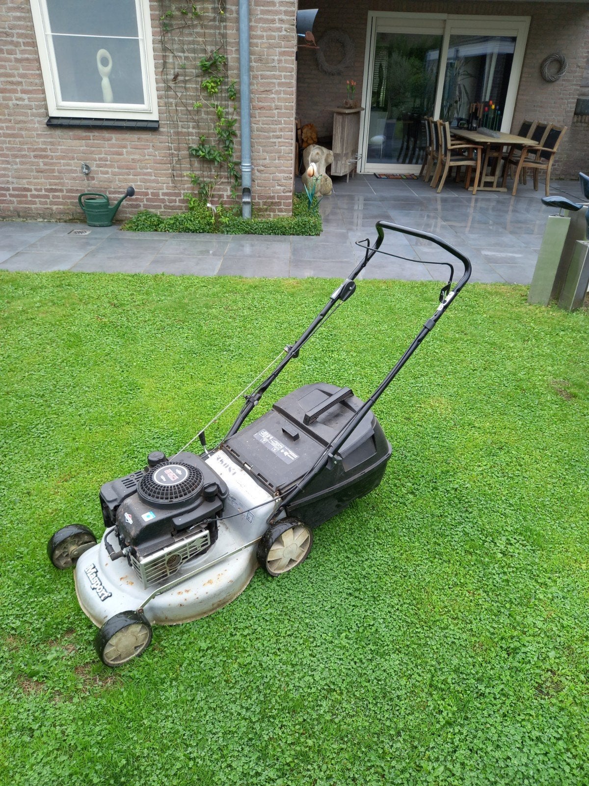 Grasmaaier op benzine Masport maaibreedte 46 cm, Tuin en Terras, Ophalen of Verzenden, Gebruikt