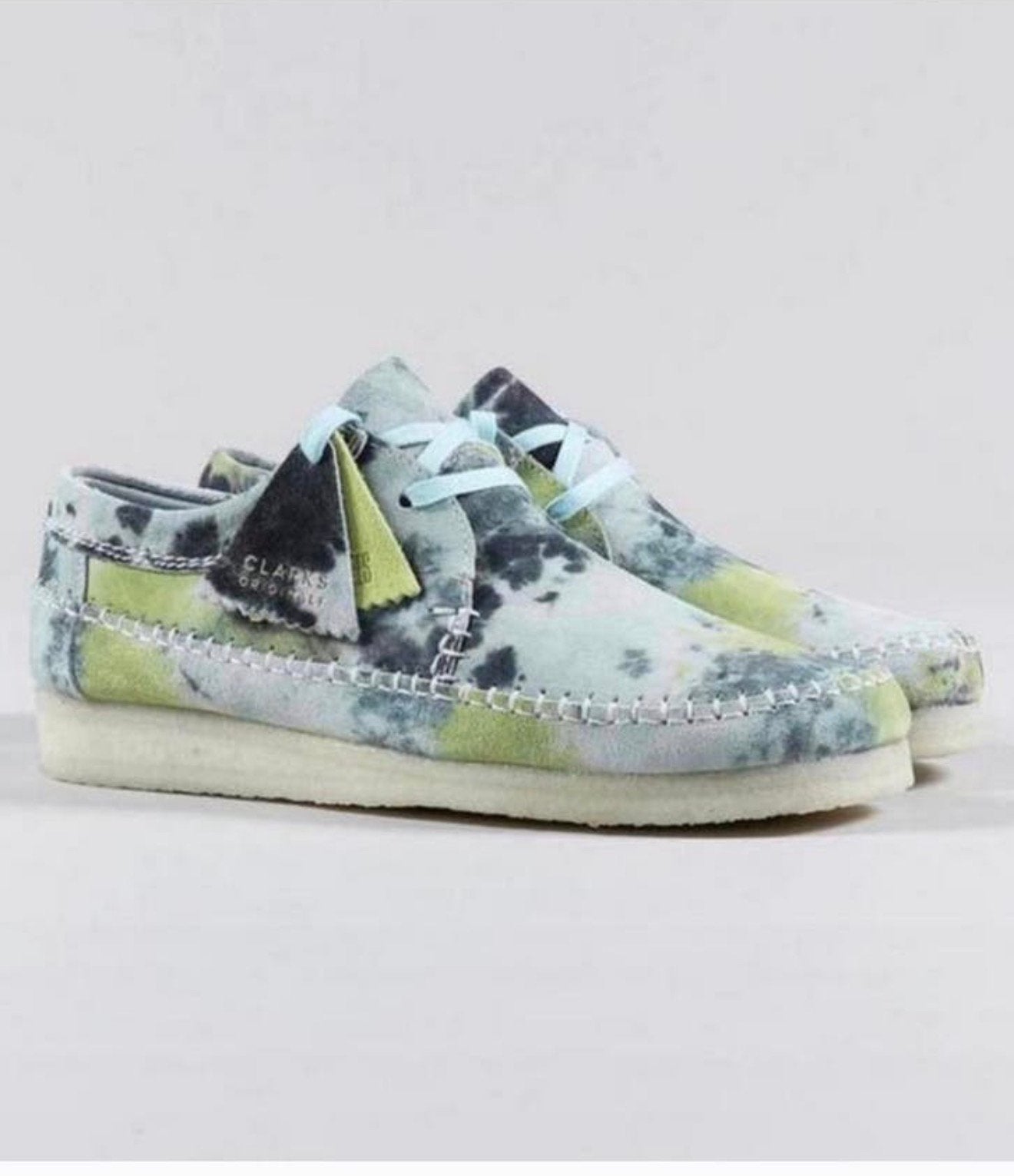Mens Clarks Originals WEAVER Multicolour Suede ZELDZAAM 43, Overige kleuren, Nieuw, Ophalen of Verzenden, Sneakers of Gympen