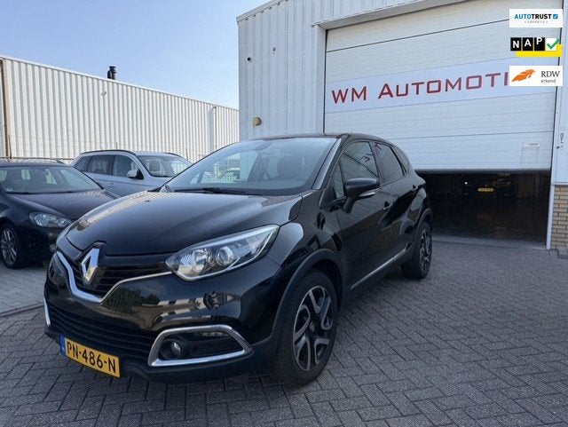 Renault Captur 1.2 TCe Dynamique AUTOMAAT, Auto's, Renault, Stof, 4 cilinders, Zwart, Origineel Nederlands