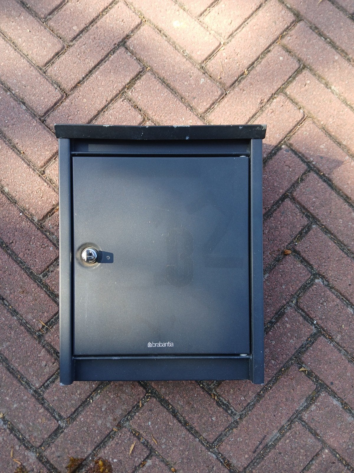 Brabantia brievenbus, Ophalen of Verzenden, Gebruikt, IJzer, Wandbrievenbus