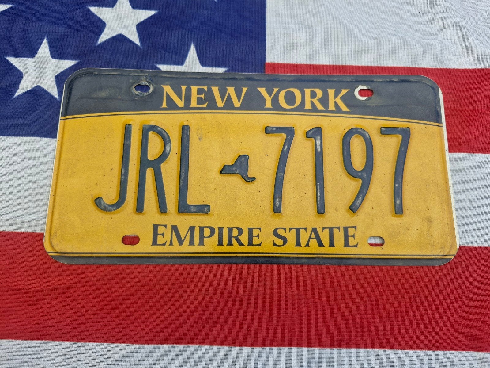 Kentekenplaat New York USA Nummerplaat nummerbord License NY, Verzenden, Gebruikt, Auto's
