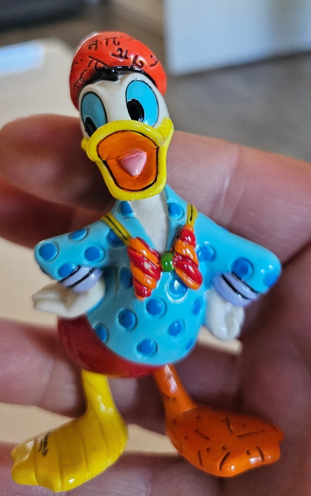 Disney Britto Donald Duck, Ophalen of Verzenden, Donald Duck, Zo goed als nieuw, Beeldje of Figuurtje