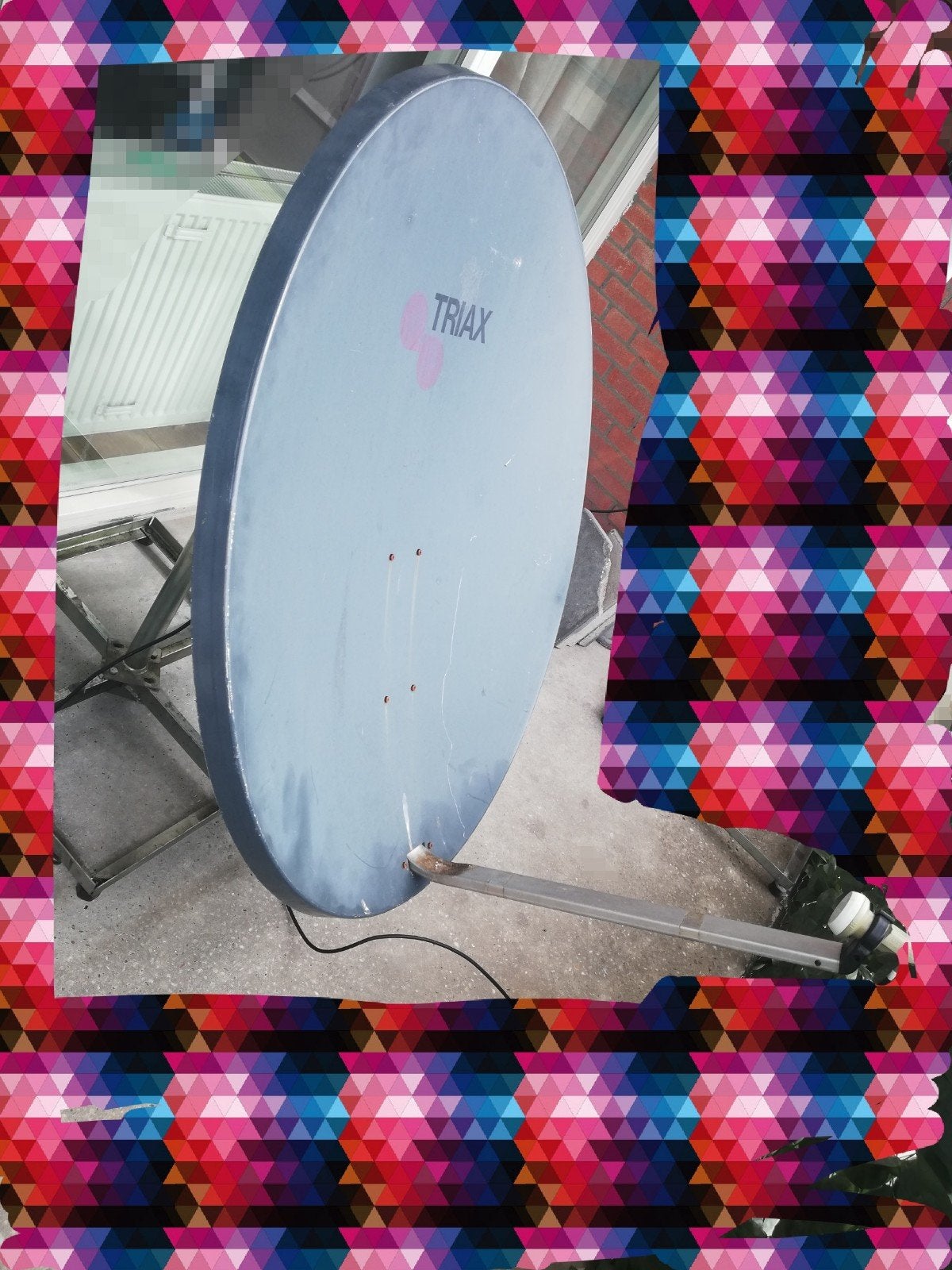 Triax schotelantenne 100cm, Ophalen of Verzenden, Gebruikt, (Schotel)antenne, Overige merken