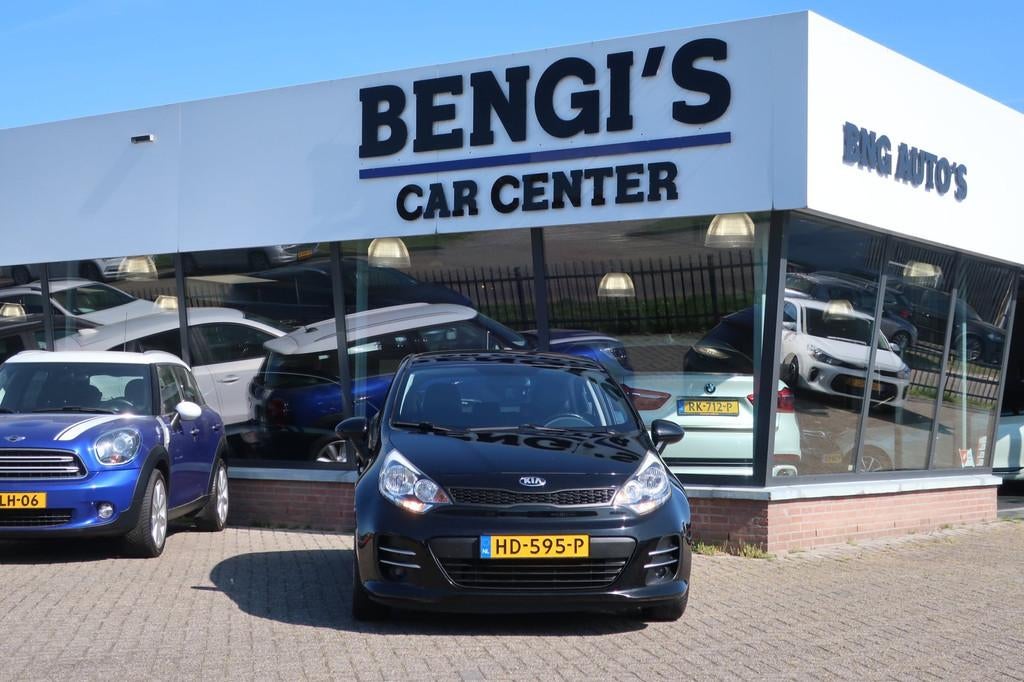 Kia Rio 1.2 CVVT ComfortLine 2e EIG_FACLIFT_CRUIS_LMV., 1027 kg, 450 kg, 4 cilinders, Zwart